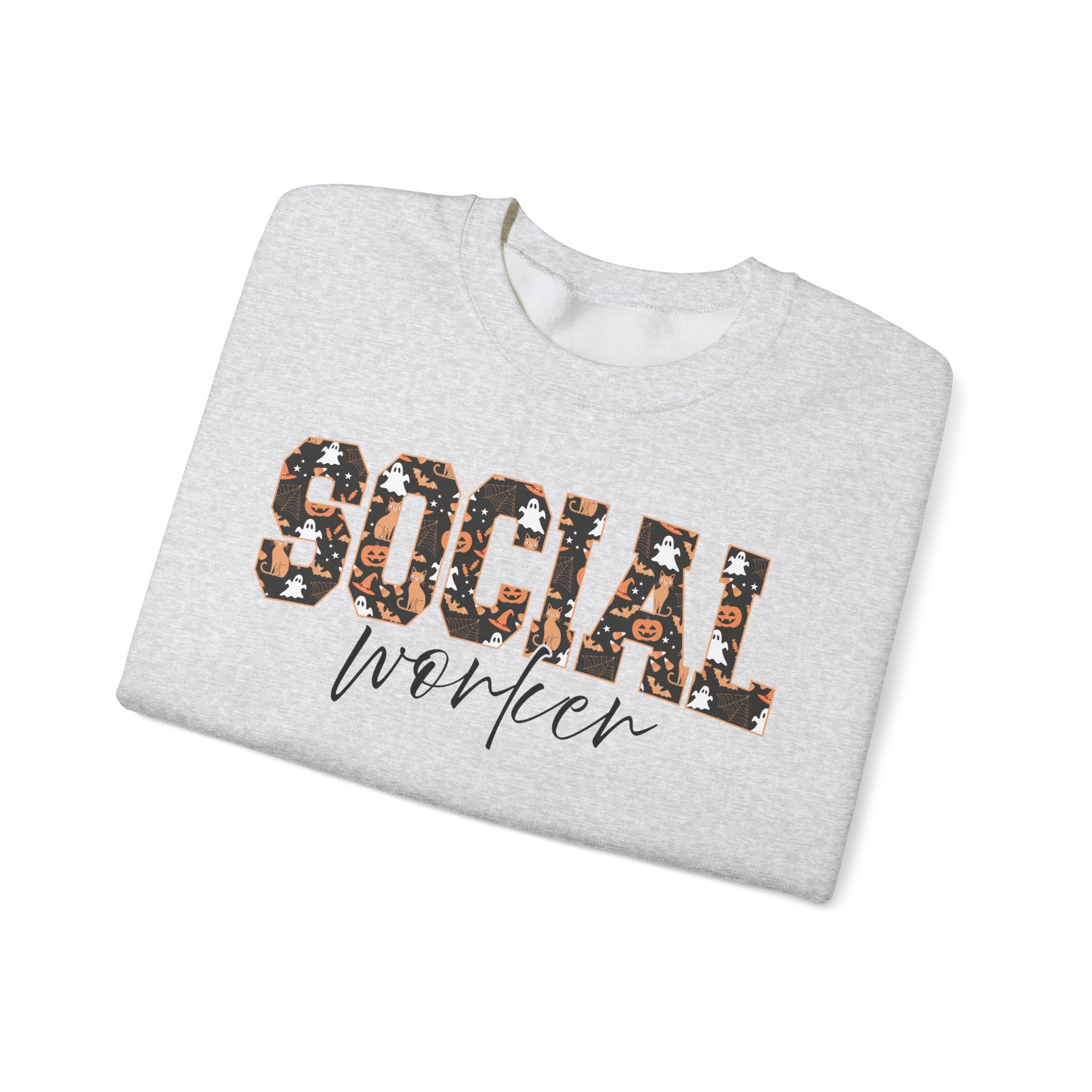 Social Worker Halloween Sweatshirt - Image 5