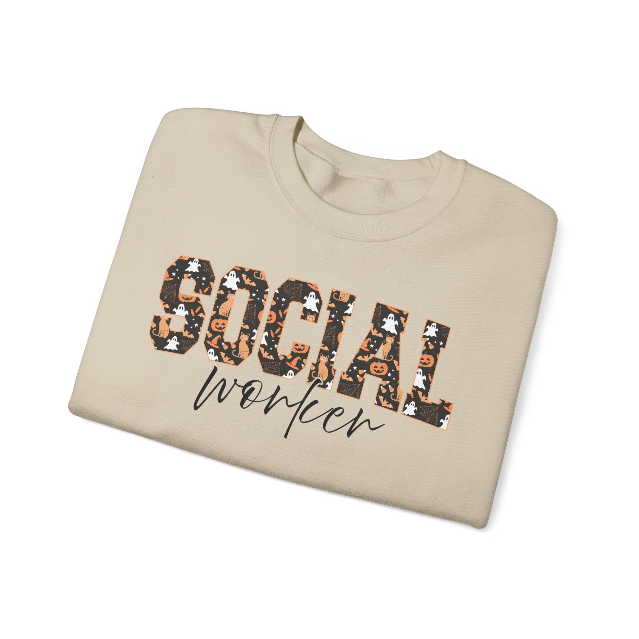 Social Worker Halloween Sweatshirt - Image 4