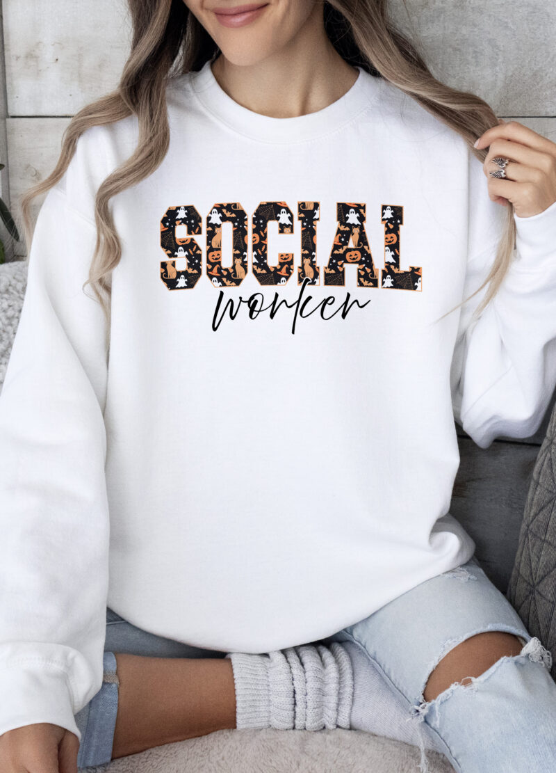 Social Worker Halloween Sweatshirt