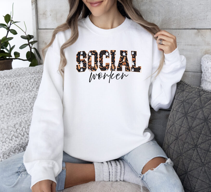 Social Worker Halloween Sweatshirt