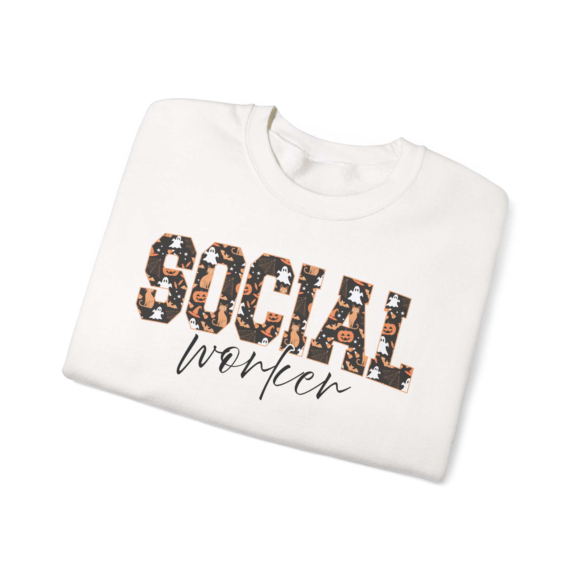 Social Worker Halloween Sweatshirt - Image 6